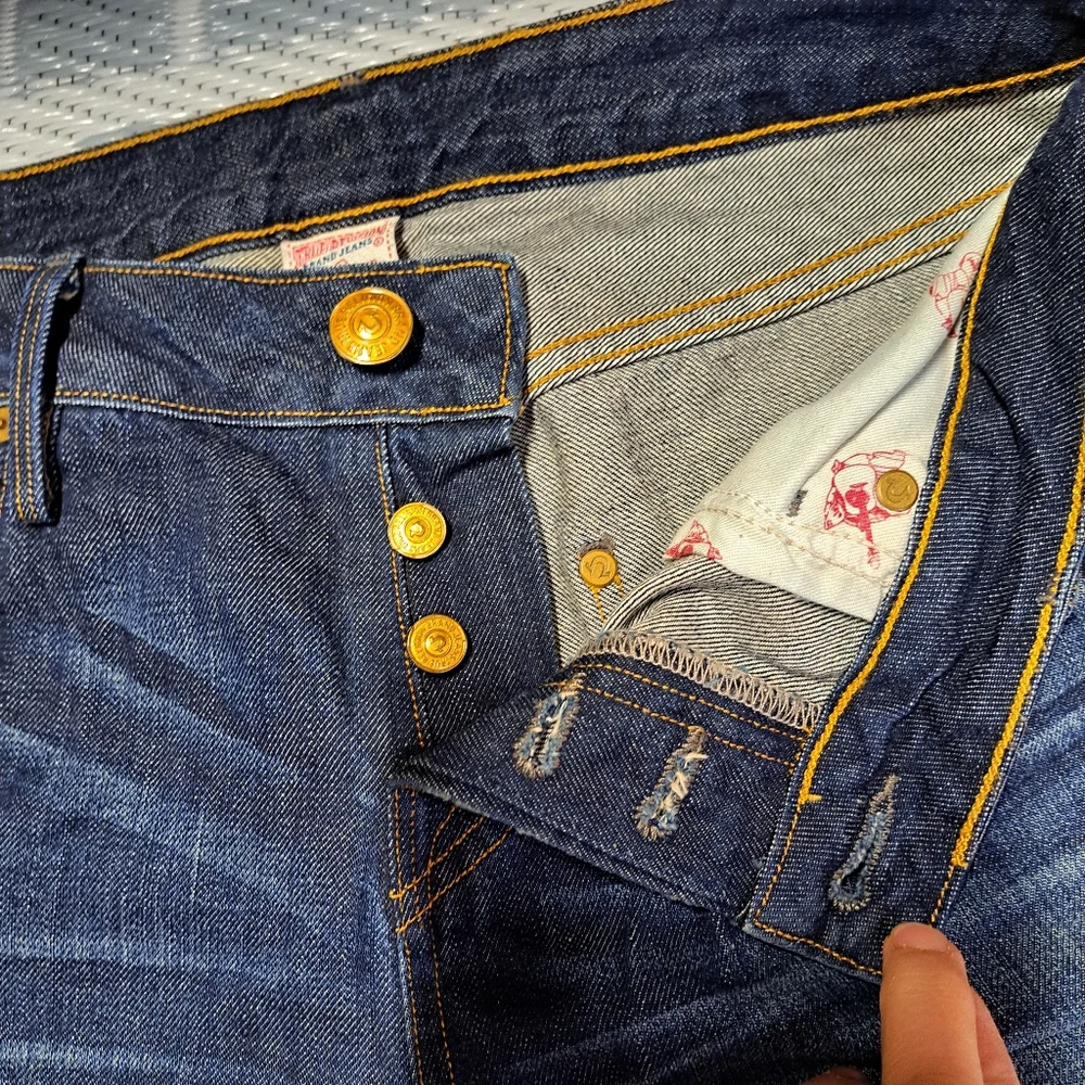 True‎ Religion Avery Slim straight Leg Jeans - Picture 7 of 13